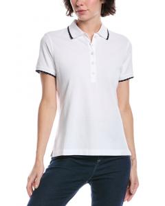 Брукс Бразерс Поло с фигурным пике Brooks Brothers, белый