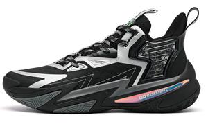 QIAODAN Броукен Шэдоу 5 баскетбольные кроссовки мужские низкие черные, цвет Black