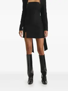 Платье мини KEIRA с цепочкой Cuanna, черный