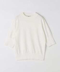 Хлопковый тусклый эластичный пуловер Comme Ca, цвет 02: Off-White