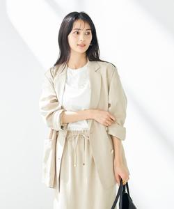 Двубортный жакет из льна Avv, цвет Beige