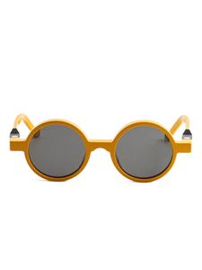 VAVA Eyewear round-frame солнцезащитные очки, желтый