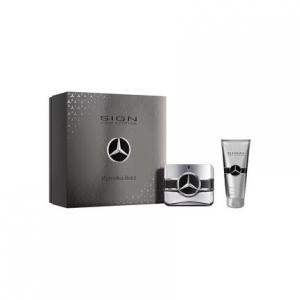 Mercedes-Benz Sign Your Attitude For Men 2 Piece Gift Set 3.4Oz Edp Spray 2.6Oz Shower Gel