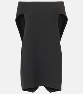 Топ Pallenberg с открытыми плечами из шерстяной смеси The Row, Faded Black