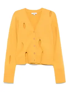 Кардиган с разрезами JW ANDERSON, оранжевый