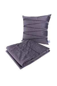 Декоративные подушки и пледы Annabell 100, комплект из 2 шт., графит Kayoom