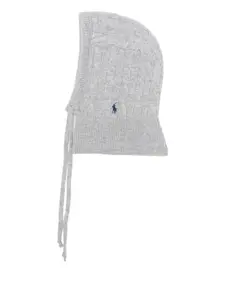 Капюшон с косичной вязкой POLO RALPH LAUREN, серый