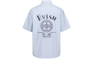 Футболка мужская темно-синяя в полоску EVISU