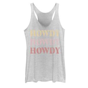 Майка с графическим рисунком Howdy для юниоров, цвет White Heather