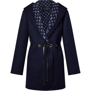 Худи с кулиской и запахом LOUIS VUITTON, темно-синий