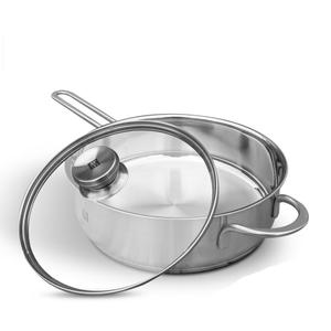 Сковорода Twin Nova 24 см с крышкой - нержавеющая сталь, подходит для индукционных плит, устойчива к царапинам, можно мыть в посудомойке, подходит для всех типов плит Zwilling, серебристый