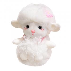 Плюшевая кукла Sweet Cake Lamb, высота 25см/38см/45см FANNIKEER, розовый