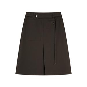 Повседневная короткая юбка женская ELLE, coffee