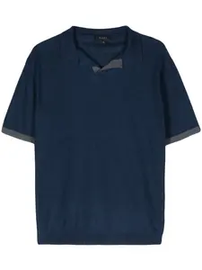 Рубашка поло с разрезом Sease, синий