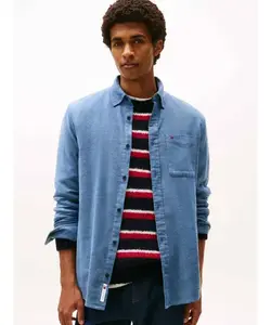 Рубашка Regular fit Tommy Jeans, синий