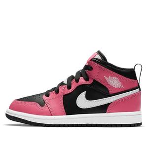 Кроссовки 1 средние Air Jordan, розовый