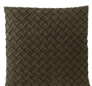 Подушка J-LINE PIJU, зеленый - пластик - 45 x 10 x 45 см