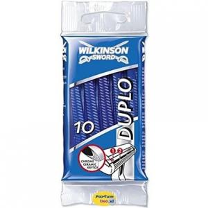 Одноразовые бритвы Duplo с двумя лезвиями — упаковка из 10 шт., Wilkinson Sword