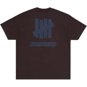 Футболка унисекс UNDEFEATED, темно-коричневый