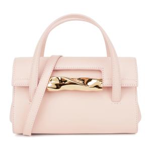 Кожаная плечевая сумка через плечо, женская розовая BALLY