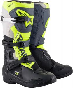 Мужские ботинки Alpinestars Tech 3, черный/желтый/серый