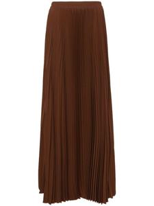 Styland плиссированная юбка макси, коричневый