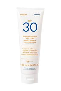 Korres Yoghurt Защитная эмульсия для тела и лица SPF30