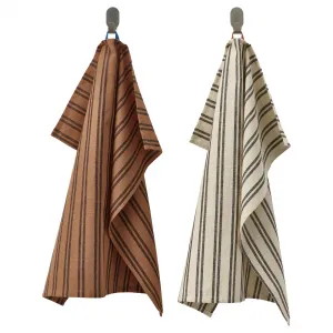 Кухонное полотенце, коричнево-бежевое, 60x60 см. IKEA Soluppgång