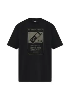 Футболка с принтом 44 Label Group, черный