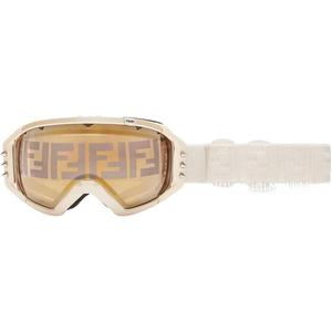 Противотуманные лыжные очки Men's FENDI, Ecru