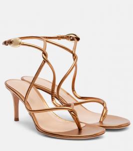 Кожаные сандалии Jungle Mamba 70 Gianvito Rossi, Bronze + Trasp