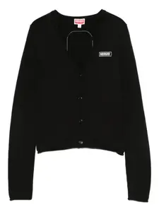 Кардиган на пуговицах с логотипом KENZO, черный