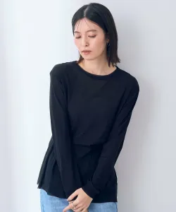 Прозрачный топ с круглым вырезом, многослойный Yecca Vecca, цвет Black