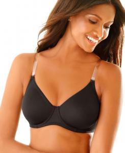 Женский бюстгальтер-футболка 3-в-1 с несколькими бретелями и косточками, размер бюстгальтера B-DDD LASCANA, Black