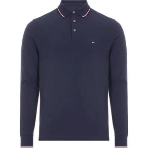 Tommy Hilfiger Мужская поло темно-синего цвета