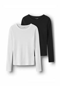 Топ TWO SOON Long sleeved top, Black