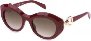 Солнцезащитные очки Blumarine SBM869 0U17 ROSSO CILIEGIA PIENO LUCIDO 52/20/135 ЖЕНЩИНЫ