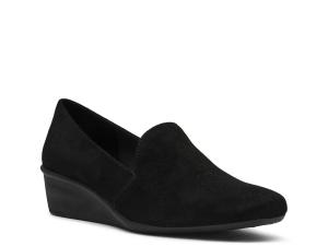 Слипоны Anne Klein Wilma Wedge Slip-On, черный