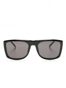 Солнцезащитные очки в квадратной оправе Dunhill, черный