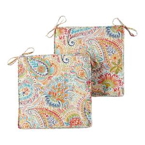 Greendale Home Fashions Набор подушек для уличного квадратного стула из 2 предметов, цвет Jamboree