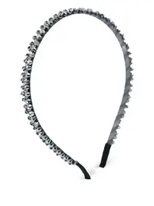 Ободок с кристаллами Mimi Tutu, серебристый