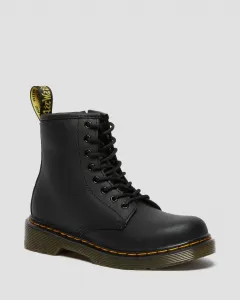 Dr. Martens Junior 1460 Softy T Кожаные ботинки на шнуровке, цвет Black — Softy T