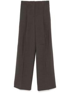 P.A.R.O.S.H. брюки с отутюженными стрелками, коричневый