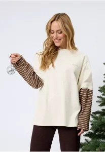 Многослойная футболка с длинными рукавами Oh April, Beige