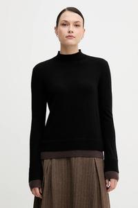 Свитер из смесовой шерсти Sisley, черный