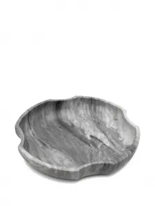 Мраморное блюдо с фестонами, 6,5х40 см, Editions Milano, серый