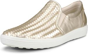 Мужские лоферы ECCO Soft 7 Woven Slip on 2.0, белый