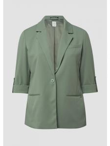 QS Домашний пиджак цвета 7927_темно-зеленый шалфей