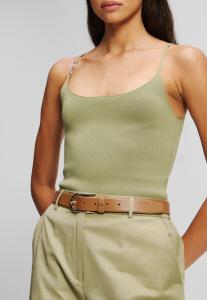 Пояс AUTOGRAPH ROUND BELT KARL LAGERFELD, серо-коричневый