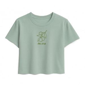 Футболка Boxy для девочек 7-16 лет, цвет olive Licensed Character, Seafoam